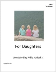 For Daughters SATB choral sheet music cover Thumbnail